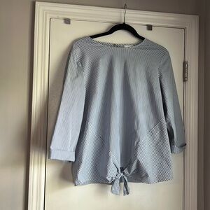 J.Jill Tie Up Blouse